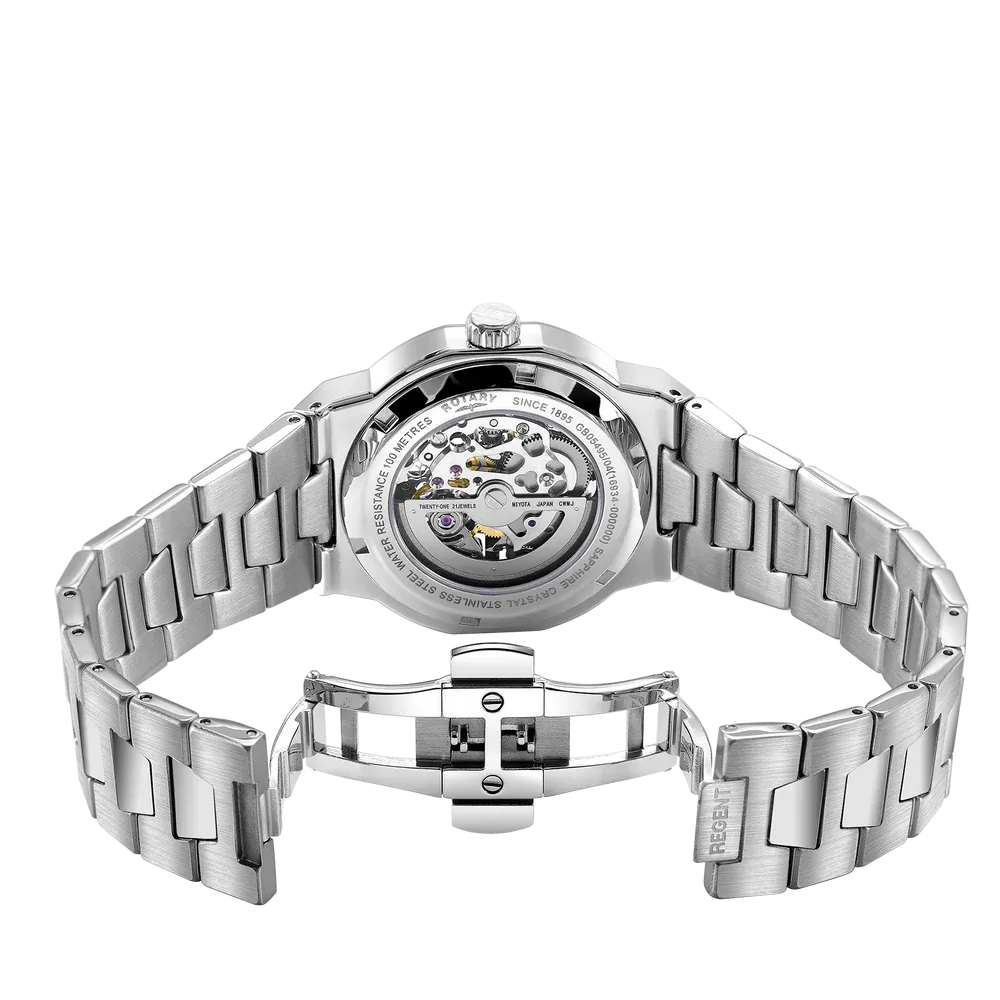 Rotary Gents Skeleton Sport Automatic Watch