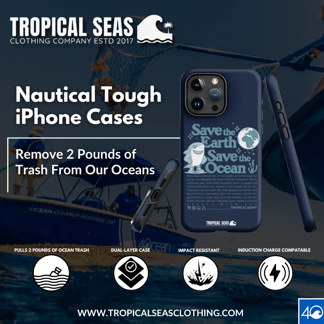 Save the Earth and Seas Tough Case for iPhone