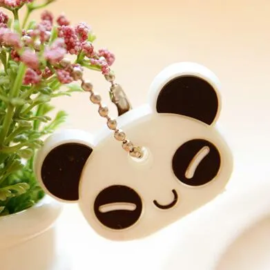 Silicone Amusing Head Yellow Face Stool Emoticons Smile Key Cover Key Cap Keychain Key Chain Key Ring Key Holder Women Bag Charm