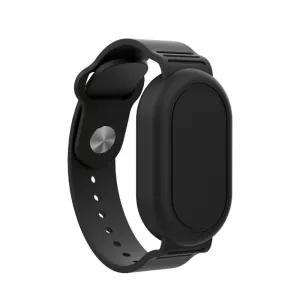 Silicone Bracelet Full Cover for Samsung Galaxy SmartTag 2 Watch  Case with Wristband Black