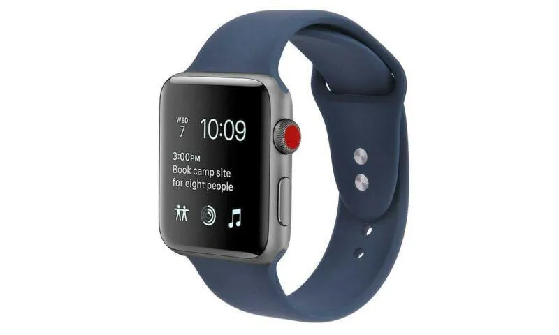 Silicone Strap Band for Apple Watch Sports Series 5/4/3/2/1 38mm 40mm 42mm 44mm