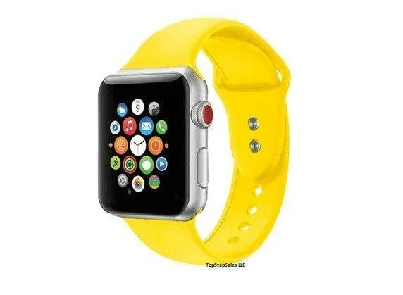 Silicone Strap Band for Apple Watch Sports Series 5/4/3/2/1 38mm 40mm 42mm 44mm
