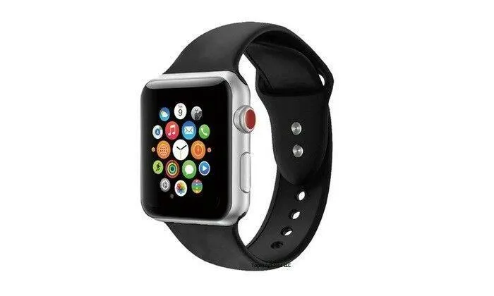 Silicone Strap Band for Apple Watch Sports Series 5/4/3/2/1 38mm 40mm 42mm 44mm