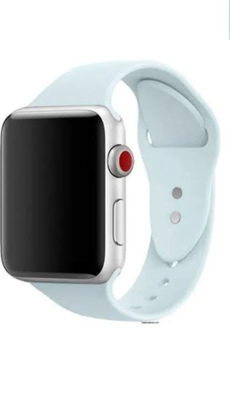 Silicone Strap Band for Apple Watch Sports Series 5/4/3/2/1 38mm 40mm 42mm 44mm