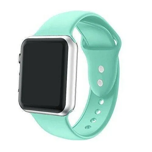 Silicone Strap Band for Apple Watch Sports Series 5/4/3/2/1 38mm 40mm 42mm 44mm