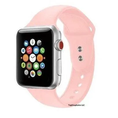 Silicone Strap Band for Apple Watch Sports Series 5/4/3/2/1 38mm 40mm 42mm 44mm