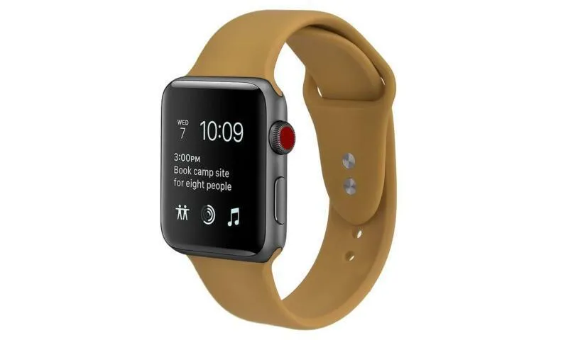 Silicone Strap Band for Apple Watch Sports Series 5/4/3/2/1 38mm 40mm 42mm 44mm