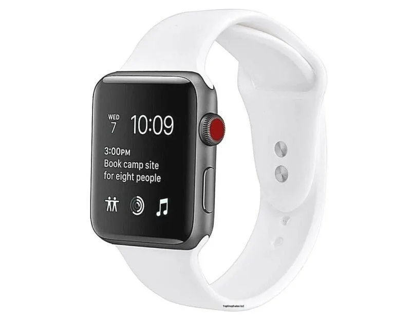 Silicone Strap Band for Apple Watch Sports Series 5/4/3/2/1 38mm 40mm 42mm 44mm