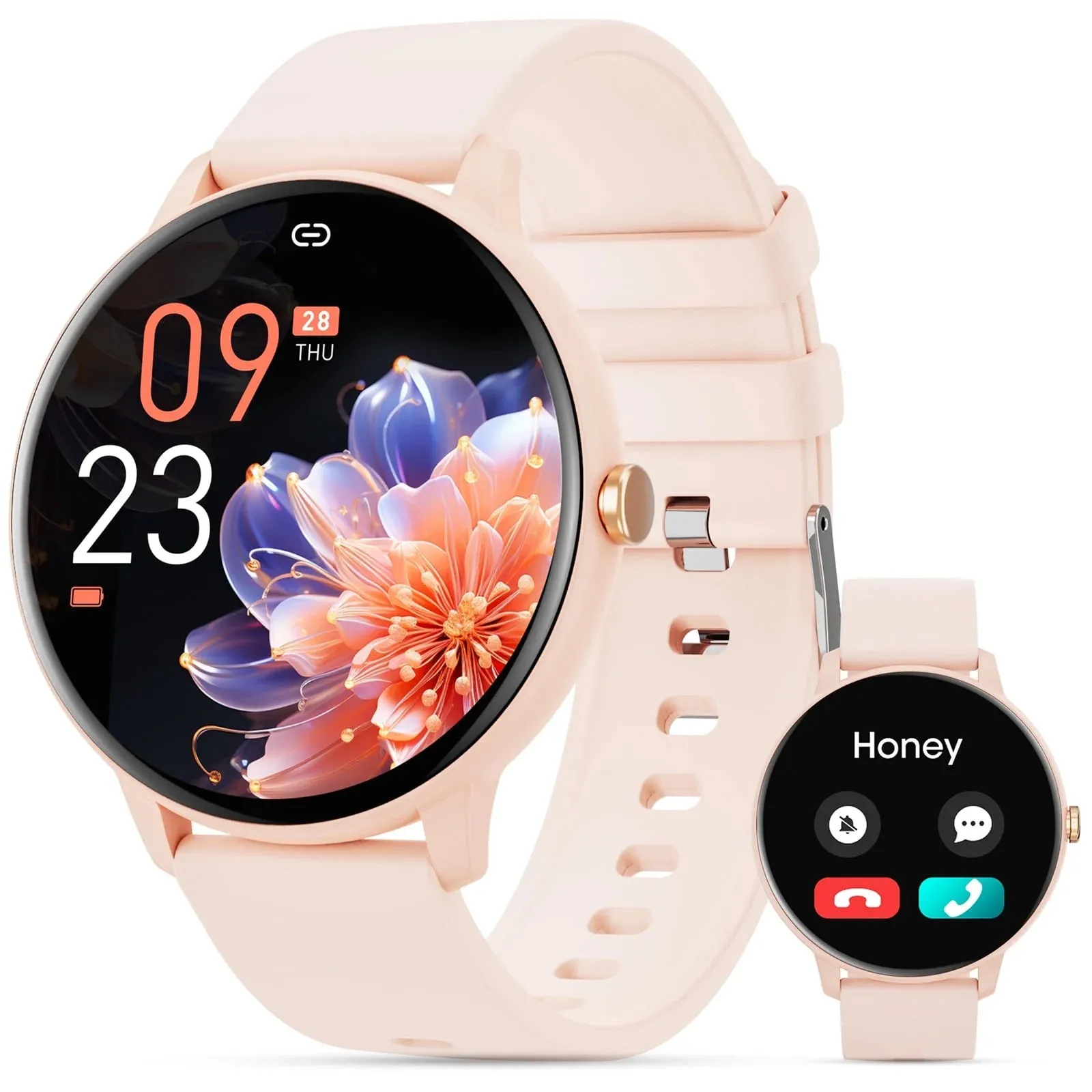 Smart Watch - 1.39" Touch Display, Call Function, Fitness Tracker, IP68 Waterproof
