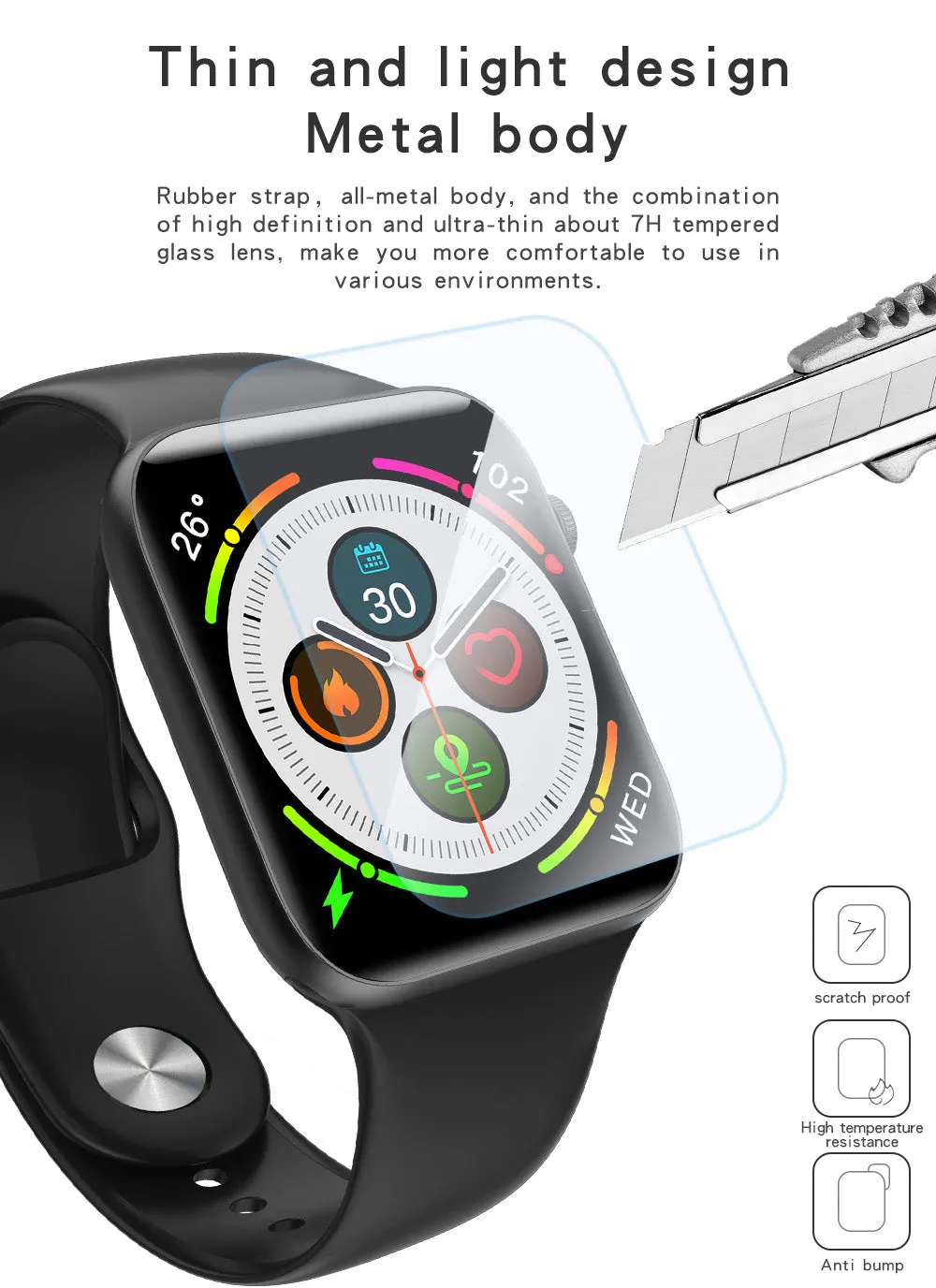 Smart Watch & Temperature Monitoring - Airpro