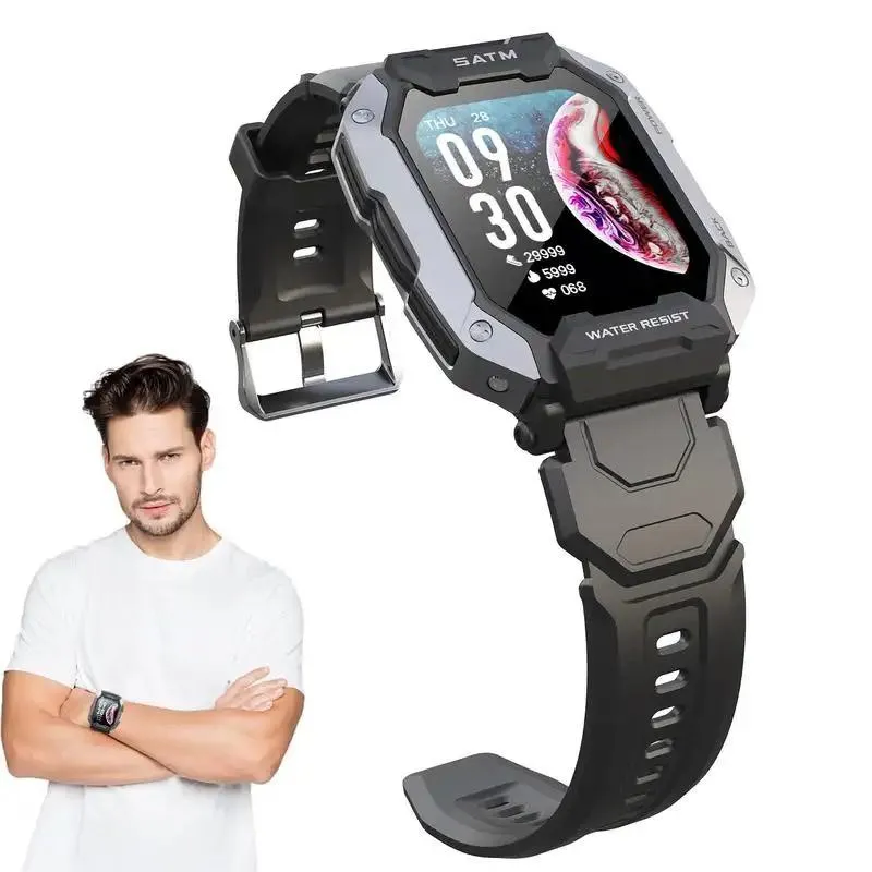 Smart Watches Outdoor Tacticals Sport Rugged Smartwatch 1.71 In Outdoor Tacticals Sport Rugged Smartwatch Rugged Outdoor