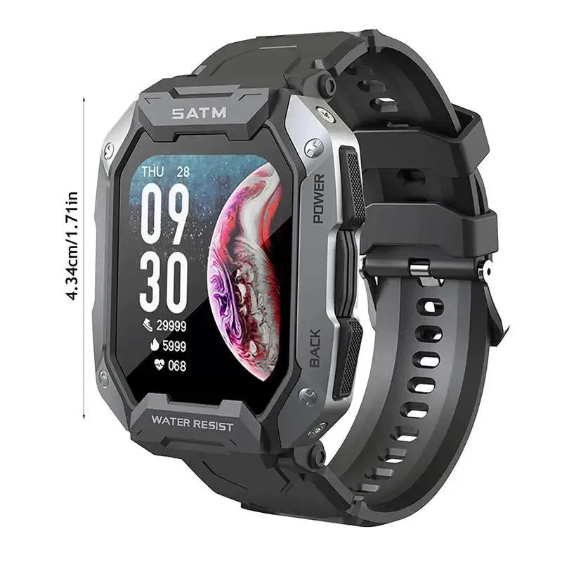 Smart Watches Outdoor Tacticals Sport Rugged Smartwatch 1.71 In Outdoor Tacticals Sport Rugged Smartwatch Rugged Outdoor