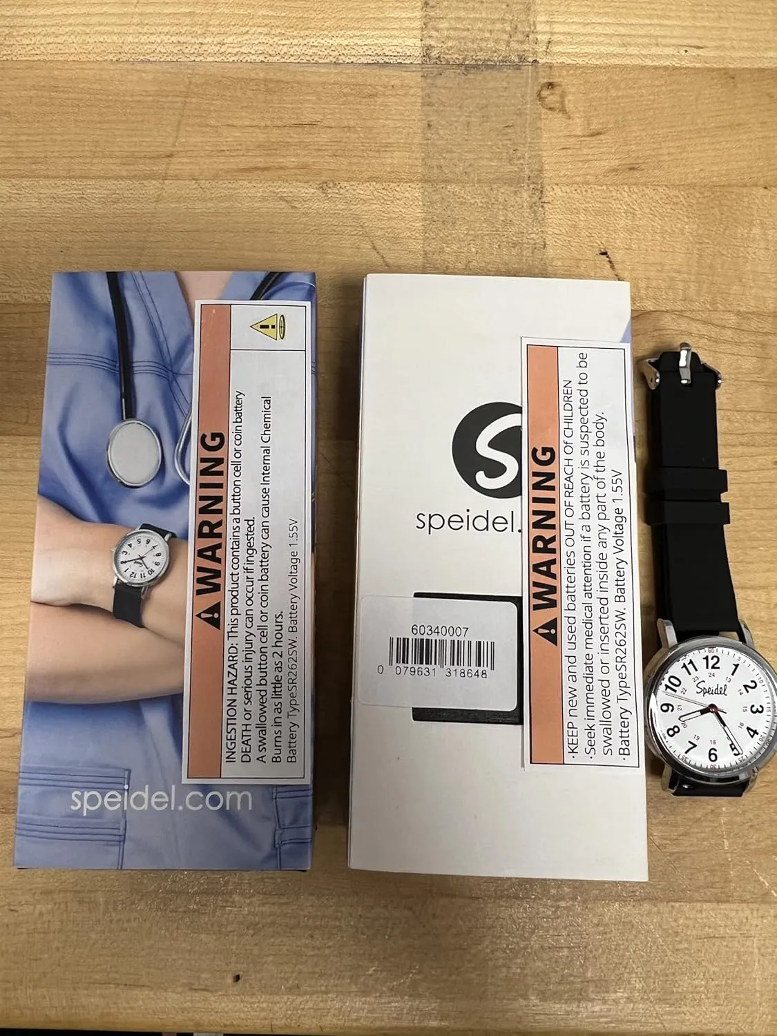 Speidel Original Scrub Watch for Nurse, Medical Professionals and Students  Various Medical Scrub Colors, Easy Read Dial, Military Time with Second Hand, Silicone Band, Water Resistant