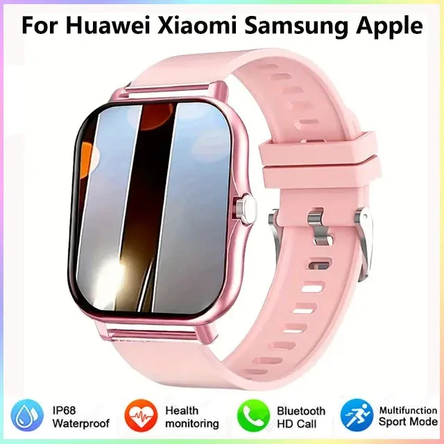 Sport Smart Watch For Men Women  Touch Screen Fitness Watches Bluetooth Calls Digital Smartwatch Wristwatch NEW