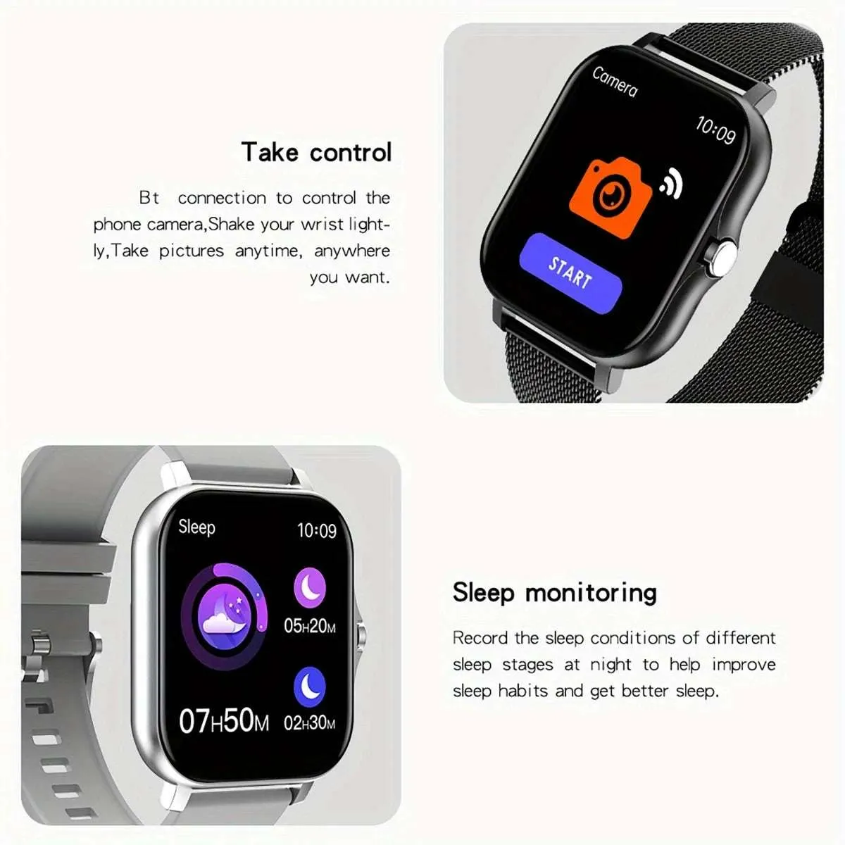 Sport Smart Watch For Men Women  Touch Screen Fitness Watches Bluetooth Calls Digital Smartwatch Wristwatch NEW