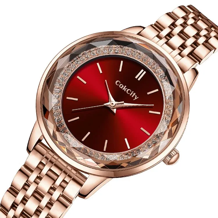 Stainless Steel Women Fashion Elegant Diamond Watches