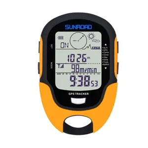 SUNROAD GPS Tracker Locator Finder Navigation Compass Handheld USB Rechargeable Digital Altimeter Barometer GPS Reloj Watches