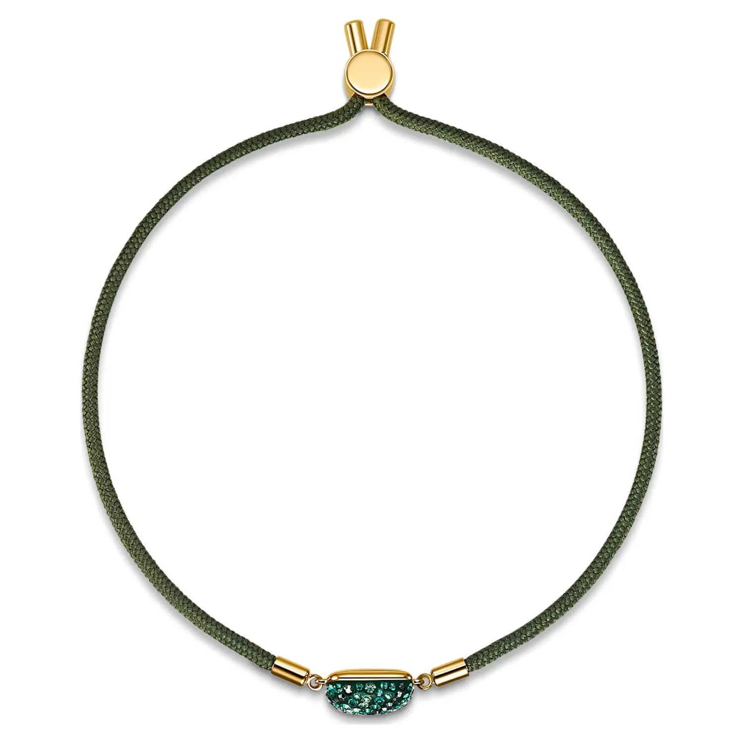 Swarovski Power Collection Bracelet EARTH ELEMENT, Green, Gold-tone plated -5558350