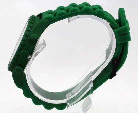 Teenage Mutant Ninja Turtles TMNT Group Shot Green Rubber Strap Watch (TMN9046)
