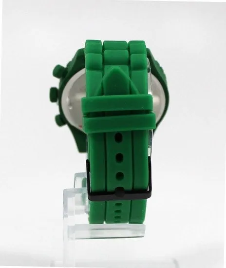 Teenage Mutant Ninja Turtles TMNT Group Shot Green Rubber Strap Watch (TMN9046)
