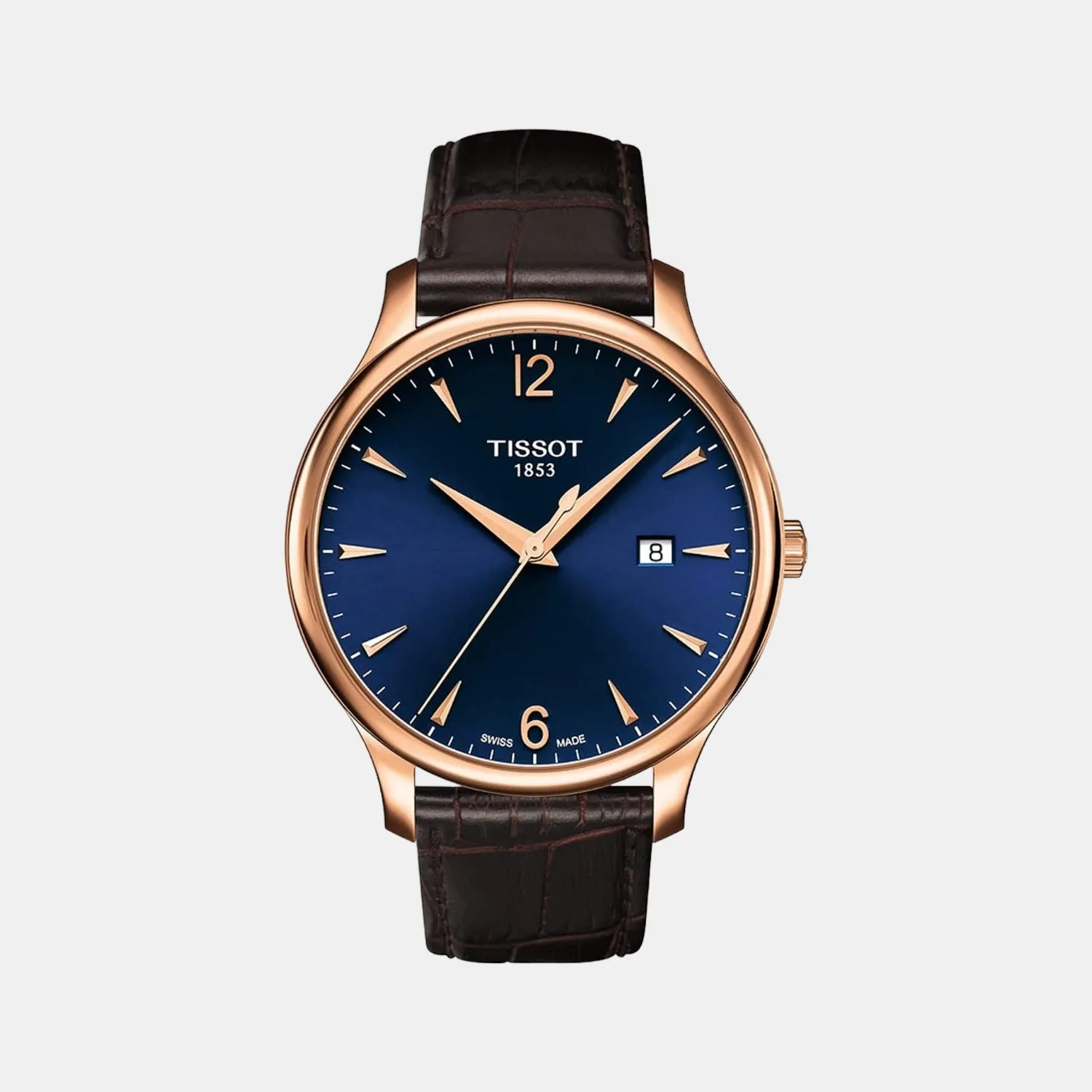 Tradition Men Analog Leather Watch T0636103604700