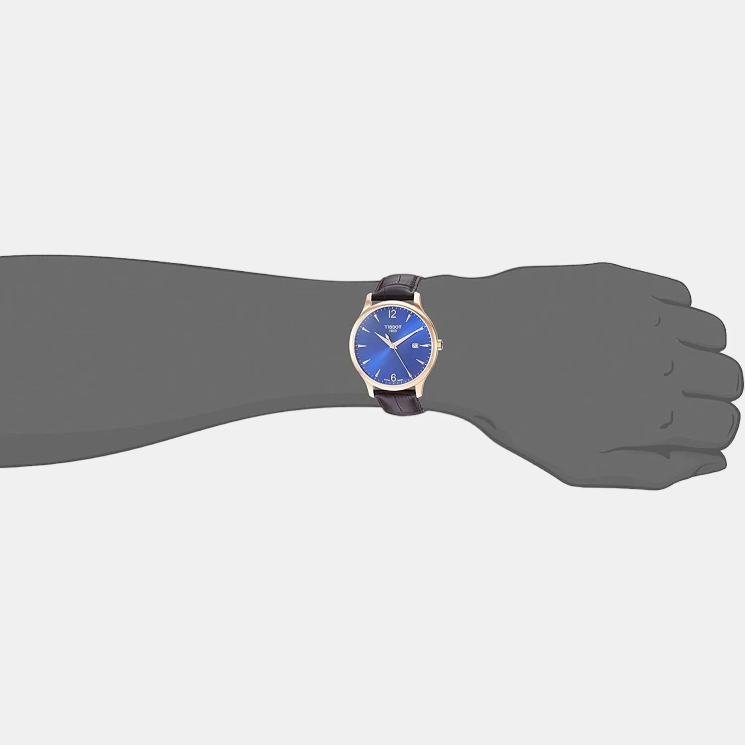 Tradition Men Analog Leather Watch T0636103604700