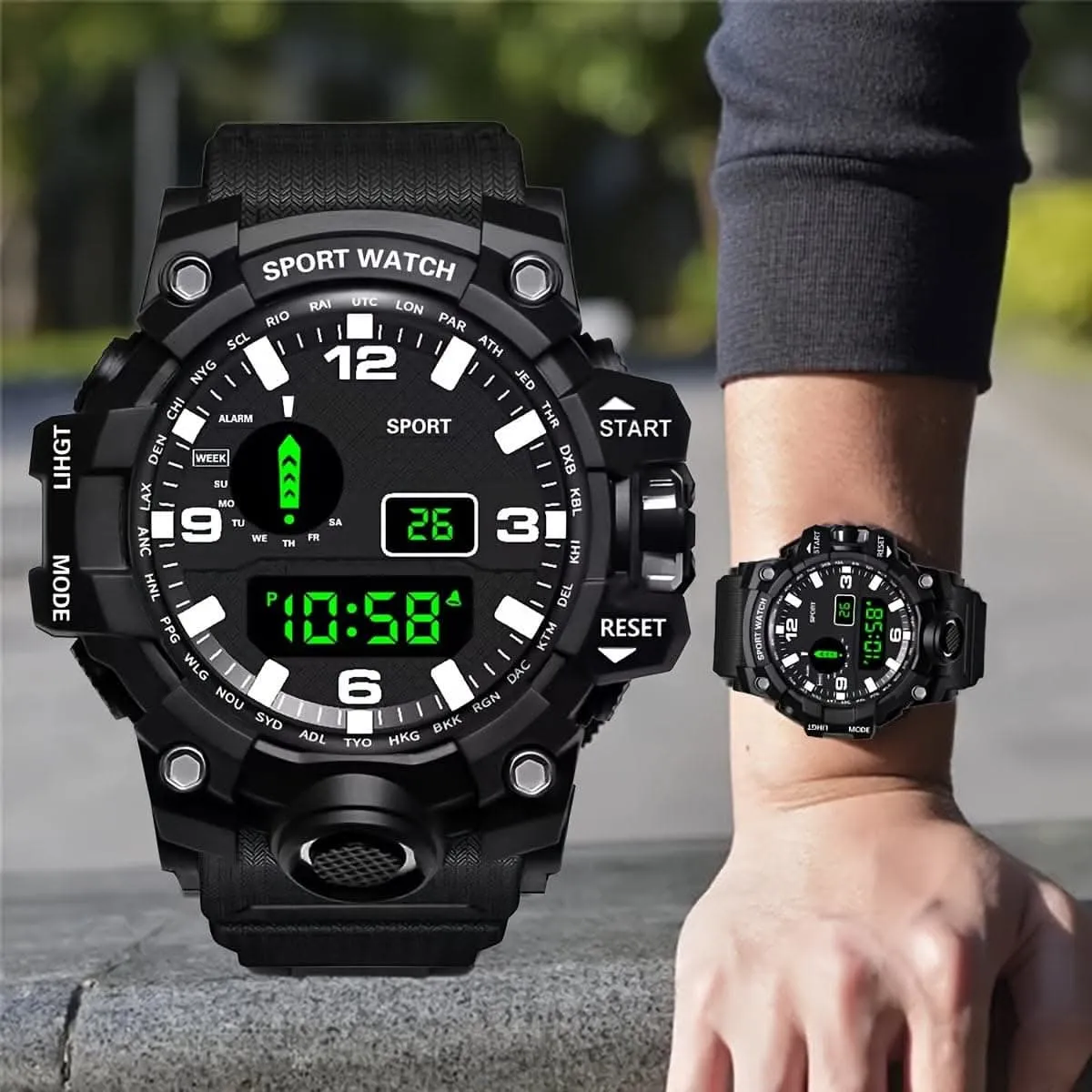 Trendy Luminous Electronic Watch for Students