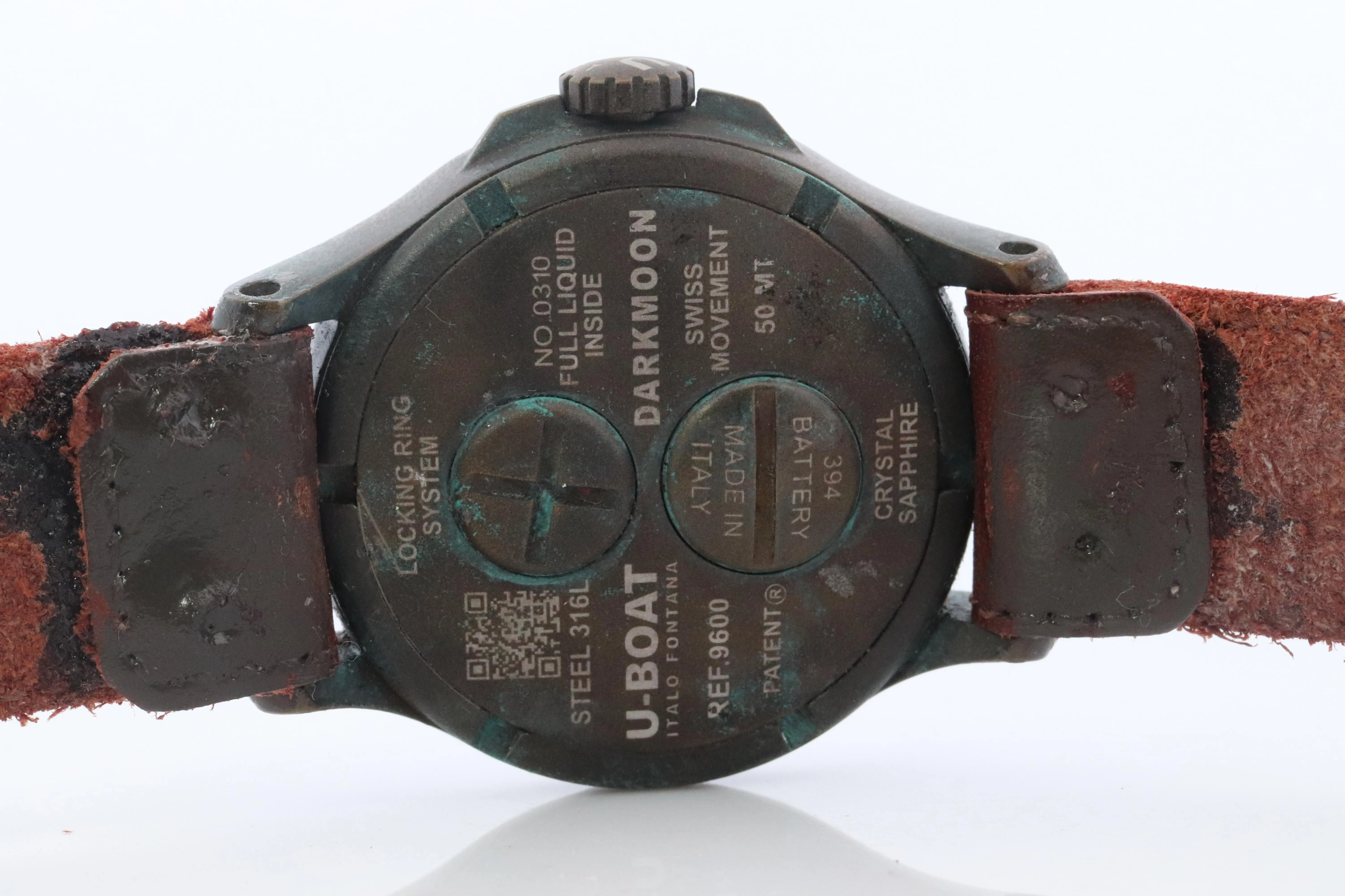 UBOAT Mens Watch. U-Boat Capsoil Darkmoon Unico. Italo Fontana PREOWNED!