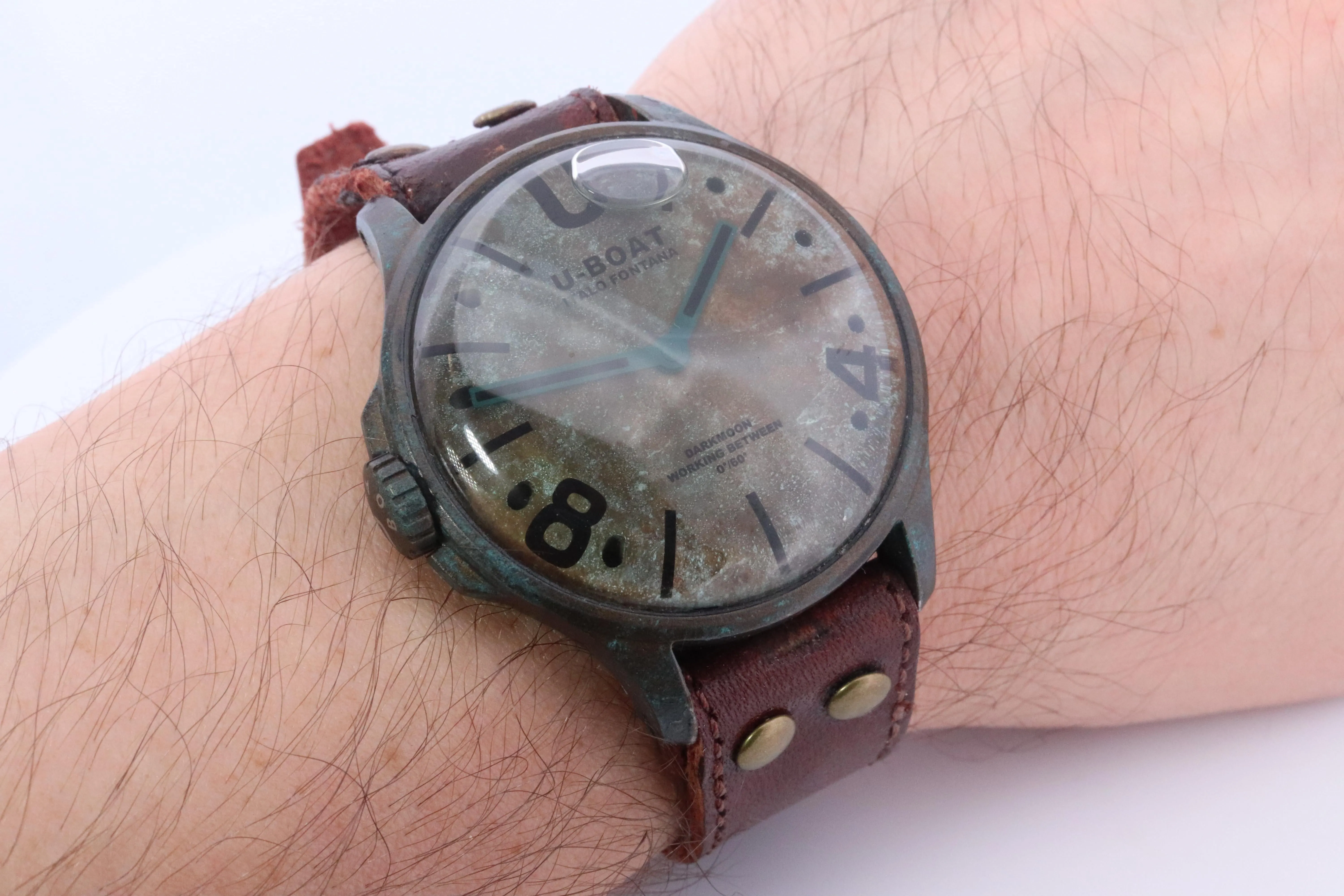 UBOAT Mens Watch. U-Boat Capsoil Darkmoon Unico. Italo Fontana PREOWNED!