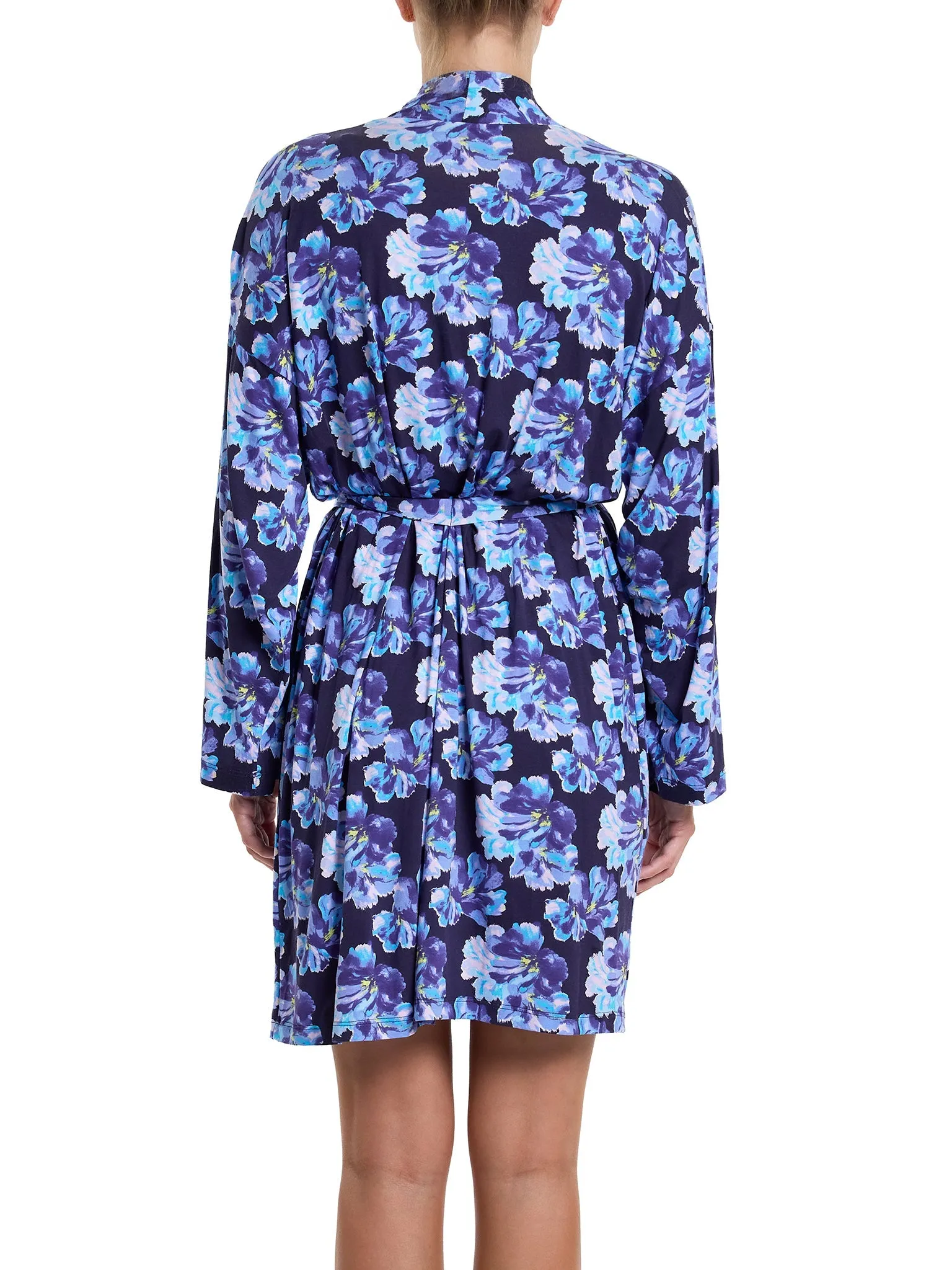 Unwind Knee Length Robe Nightfall Purple Sale
