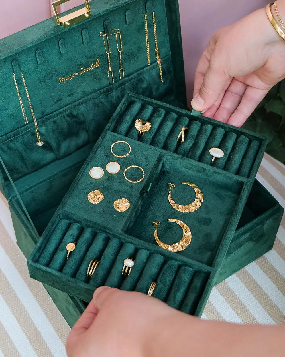 Velvet Jewellery Box