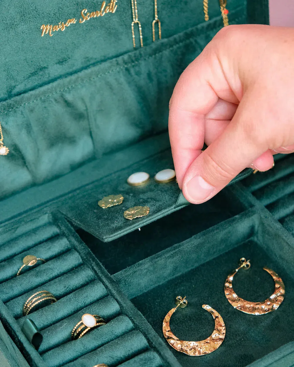 Velvet Jewellery Box