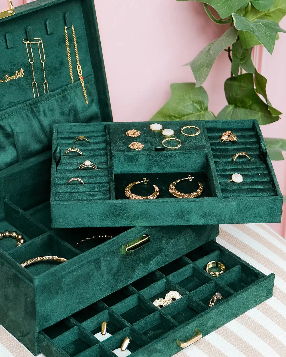 Velvet Jewellery Box