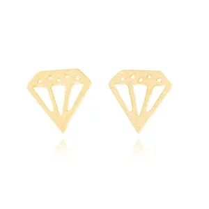 Vintage Geometric Cone Shaped Stud Earrings Charm
