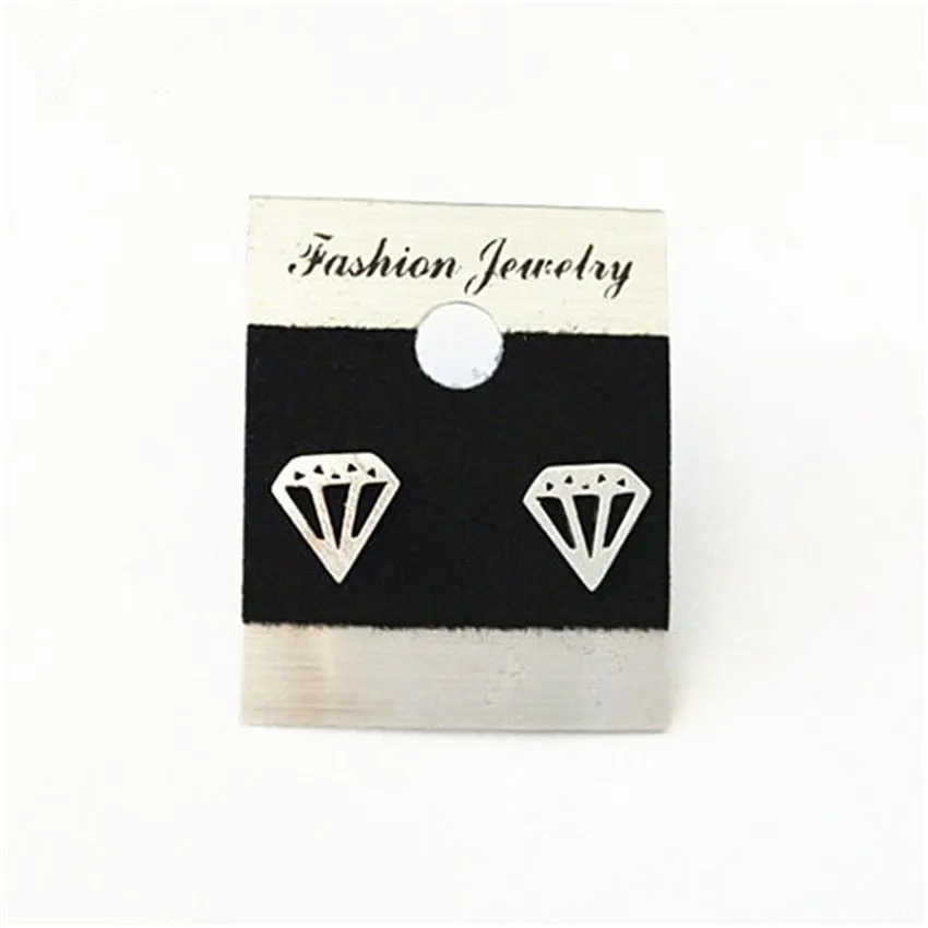 Vintage Geometric Cone Shaped Stud Earrings Charm