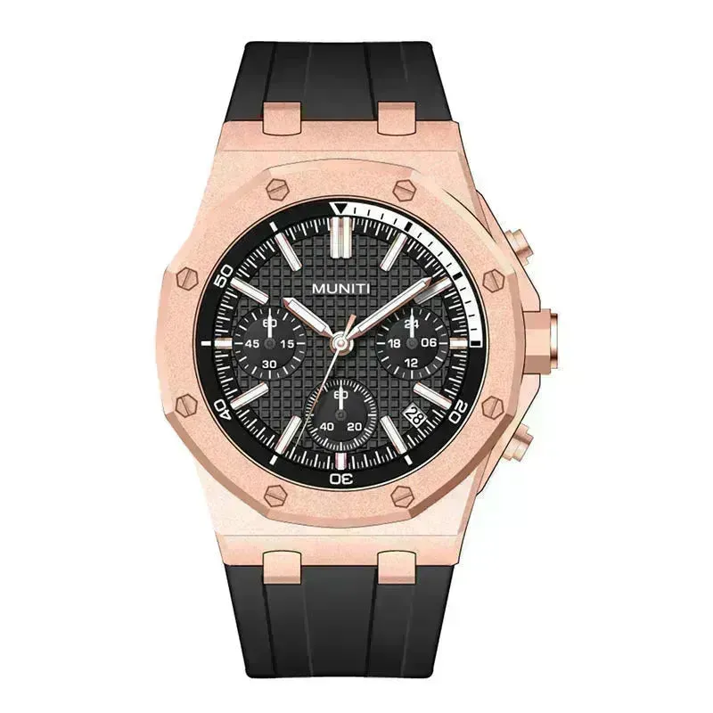 Watch Male Quartz Watch Waterproof Night Light