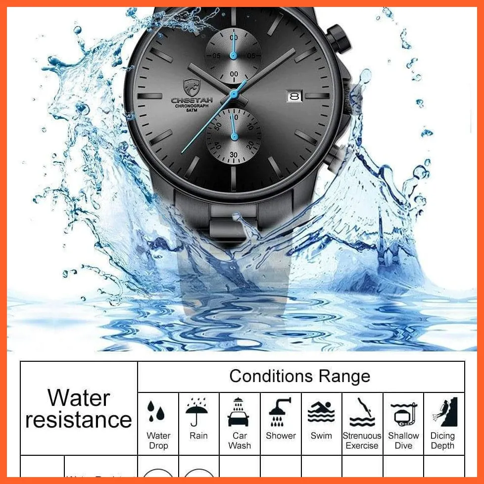Watches For Men Warterproof Sports Mens Watch Top Brand Luxury Watch Business Quartz Wristwatch