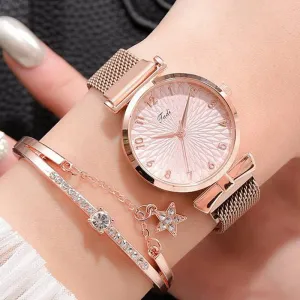 Women Bracelet Quartz Watches For Women Magnetic Watch Ladies Sports