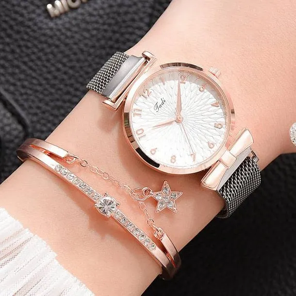 Women Bracelet Quartz Watches For Women Magnetic Watch Ladies Sports