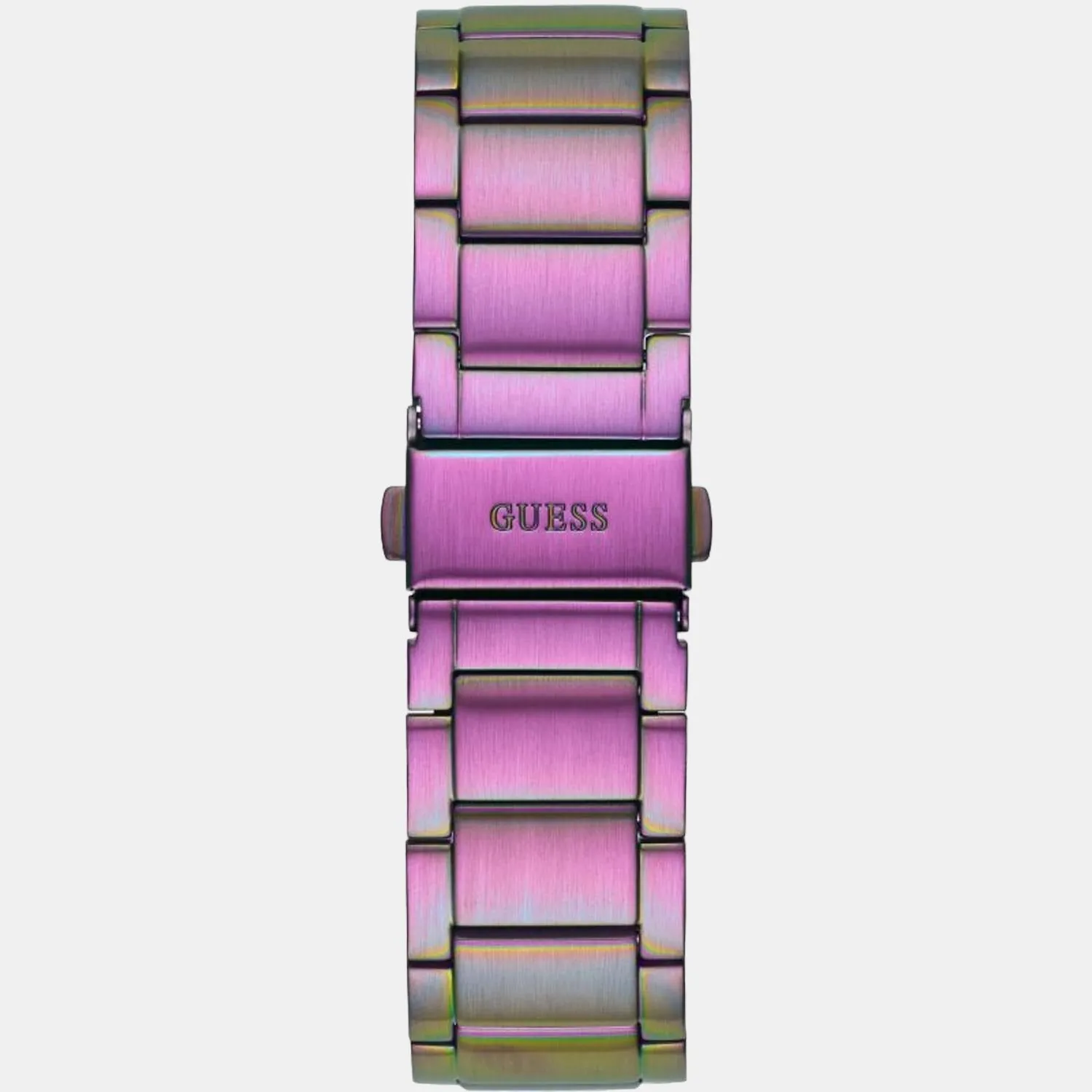 Women Purple Stainless Steel Chronograph Watch GW0410L4
