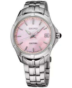 Women's Seiko Watch Pink MOP Dial SUR585