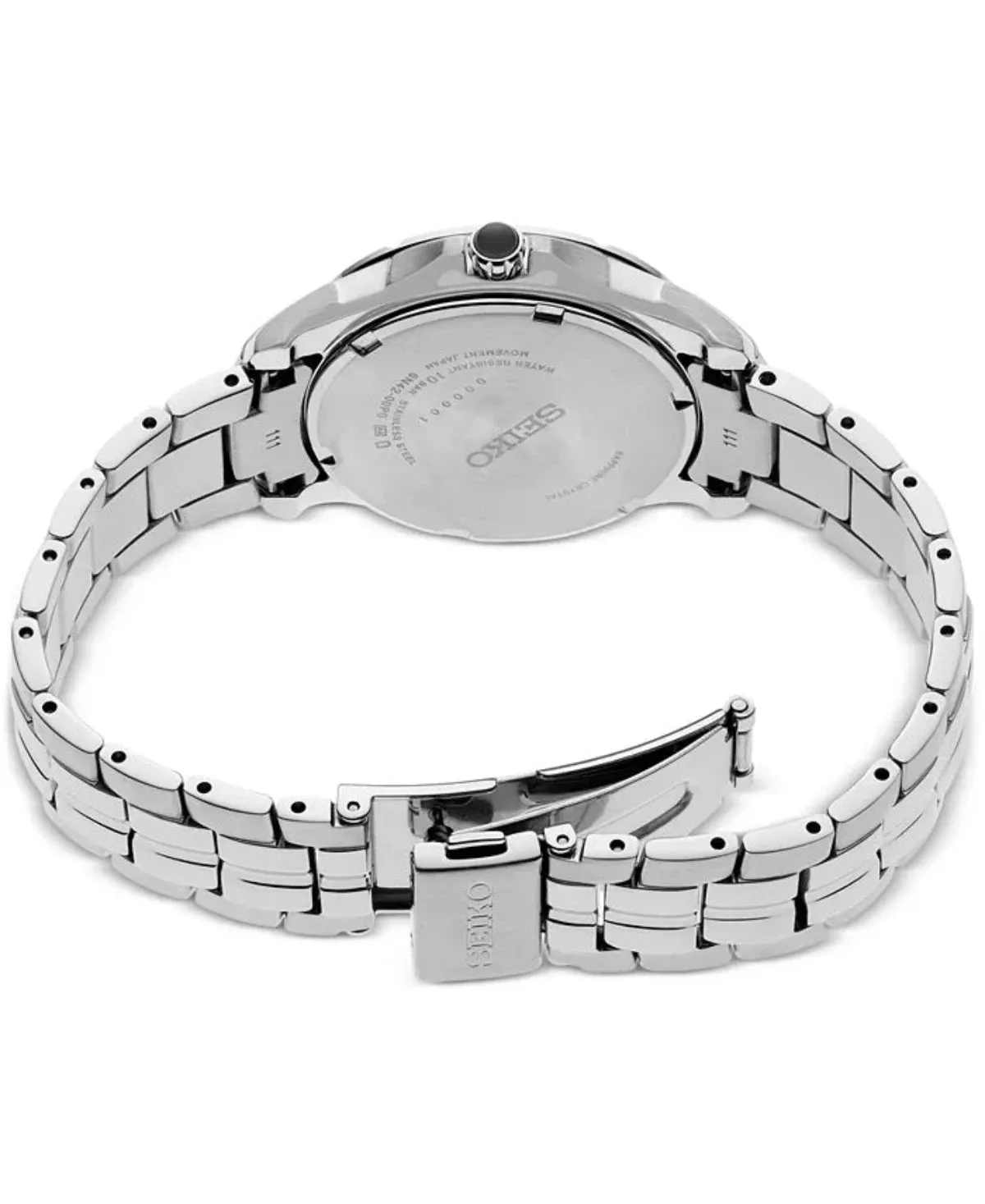 Women's Seiko Watch Pink MOP Dial SUR585