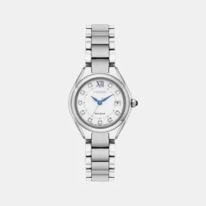 Women's White Analog Stainless Steel Watch EW2540-83A